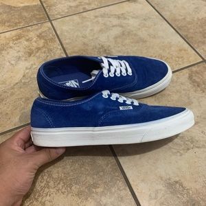 Men’s Blue Suede Vans